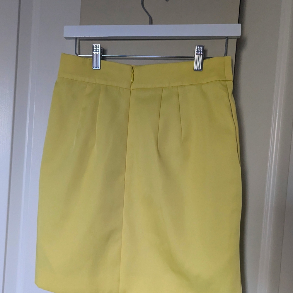 Kate Spade *Duchess Satin Pencil Skirt*Yellow - Picture 4 of 5